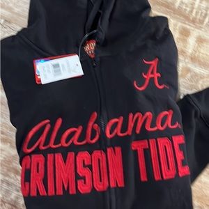 New with tags zip up hoodie, Alabama